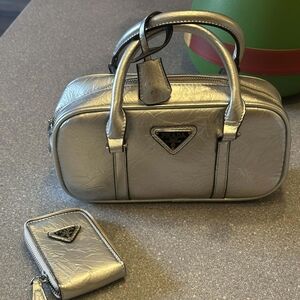Prda Silver Women's Bag Set